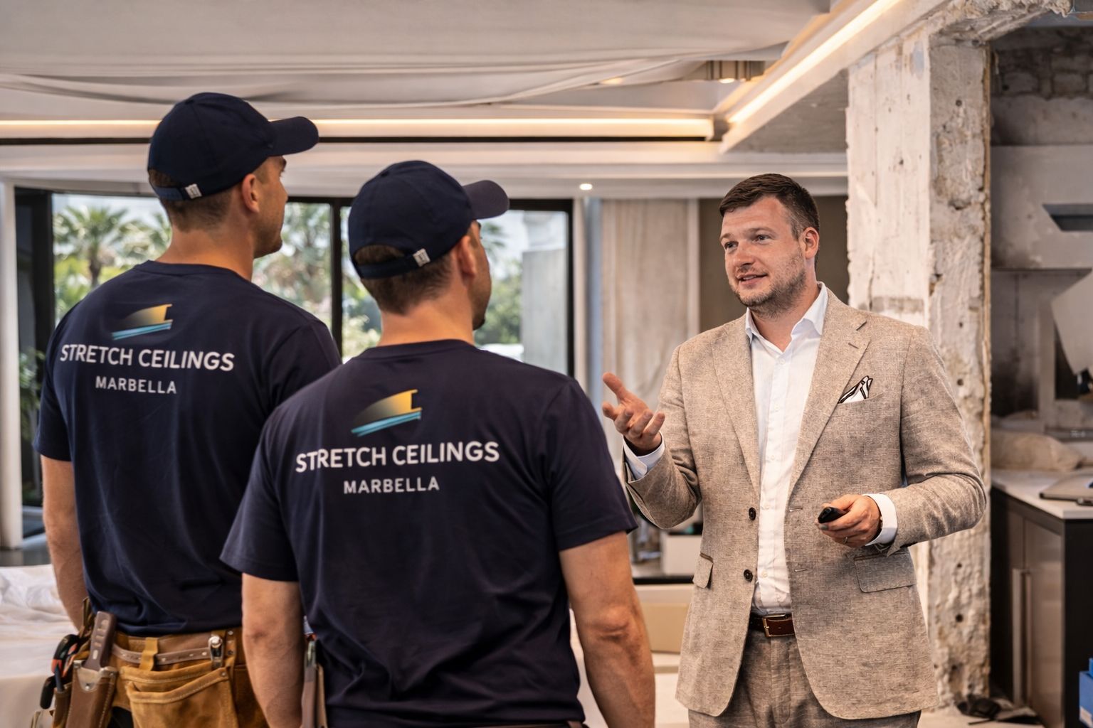 Stretch Ceilings Marbella Showroom